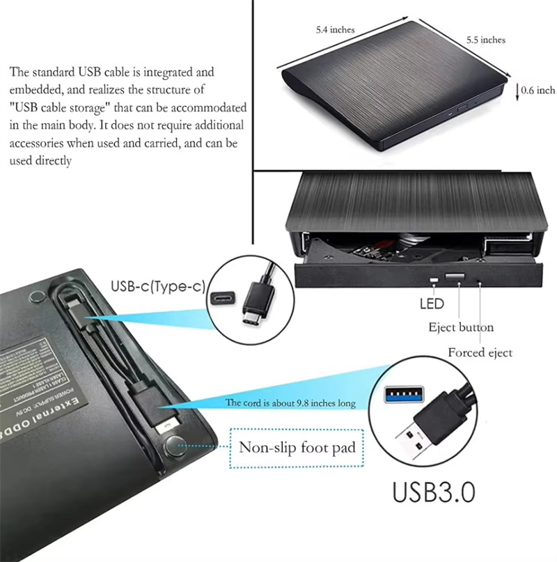 XD020-USB30Type-C-2-in-1-Slim-Externes-DVD-RW-CD-Brenner-Lesegeraumlt-Optische-Laufwerke-fuumlr-Lapt-2023080-7